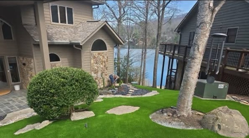 Side yard — after | S & J Synthetic Turf