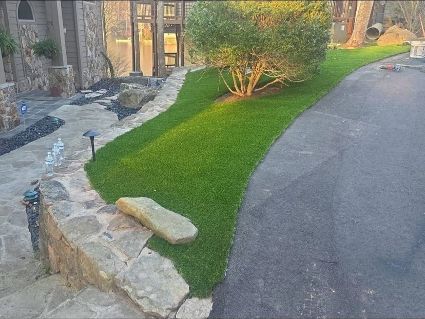 Driveway area — after | S & J Synthetic Turf