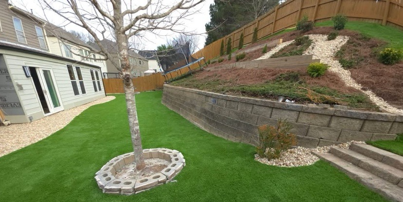 Backyard — after | S & J Synthetic Turf